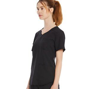 NEW 3XL Black V-Neck Women's Scrub Top